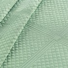Kit Cobre Leito Colcha Clean Solteiro Dupla Face - Verde