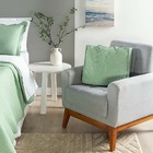 Kit Cobre Leito Colcha Clean Solteiro Dupla Face - Verde