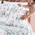 Kit Cobre Leito Colcha Colby Queen Micropercal 200 Fios Dupla