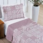 Kit Cobre Leito Colcha Daily Solteiro 2 Peças Matelado Ultras