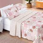 Kit Cobre Leito Colcha Dallas Queen Dupla Face Estampada 3 Pe