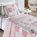 Kit Cobre Leito Colcha Dallas Solteiro Dupla Face Estampada 2