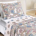 Kit Cobre Leito Colcha Dallas Solteiro Dupla Face Estampada 2