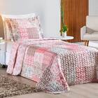 Kit Cobre Leito Colcha Dallas Solteiro Dupla Face Estampada 2