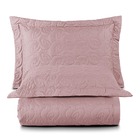 Kit Cobre Leito Colcha Desirée King Bordado Micropercal 200 F