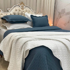 Kit Cobre Leito Colcha Diplomata Queen Dupla Face 3 Peças - A