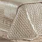 Kit Cobre Leito Colcha Fascínio Super King Cetim C/ Tule De P