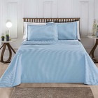 Kit Cobre Leito Colcha Lavinne King Dupla Face - Azul - 100%