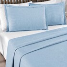 Kit Cobre Leito Colcha Lavinne King Dupla Face - Azul - 100%