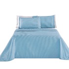 Kit Cobre Leito Colcha Lavinne King Dupla Face - Azul - 100%