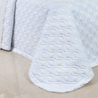 Kit Cobre Leito Colcha Leito Sevilha Super King Bordado 200 F