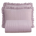 Kit Cobre Leito Colcha Maison Casal Padrão C/ Babado Percal 3