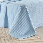 Kit Cobre Leito Colcha Marley King Dupla Face - Ceu - 100% Po