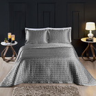 Kit Cobre Leito Colcha Megane Casal Cetim Charmousse 3 Peças