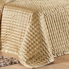 Kit Cobre Leito Colcha Megane King Cetim Charmousse 3 Peças -