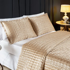 Kit Cobre Leito Colcha Megane King Cetim Charmousse 3 Peças -