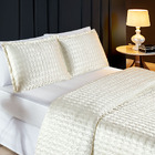 Kit Cobre Leito Colcha Megane Queen Cetim Charmousse 3 Peças