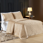 Kit Cobre Leito Colcha Megane Queen Cetim Charmousse 3 Peças