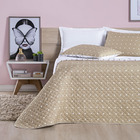 Kit Cobre Leito Colcha Meggy Poá Solteiro Dupla Face Microper