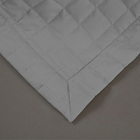 Kit Cobre Leito Colcha Monaco Queen Dupla Face 3 Peças - Cinz