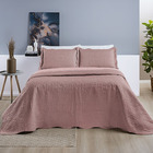 Kit Cobre Leito Colcha Munique King Microfibra Dupla Face Lis