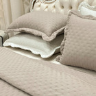 Kit Cobre Leito Colcha Perone Padrão Dupla Face Toque De Plum