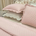 Kit Cobre Leito Colcha Perone Queen Dupla Face Toque De Pluma