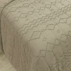 Kit Cobre Leito Colcha Prestige King Texturado Dupla Face Mic