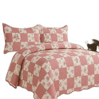 Kit Cobre Leito Colcha Queen Boutik Dupla Face - Estampa 37 -