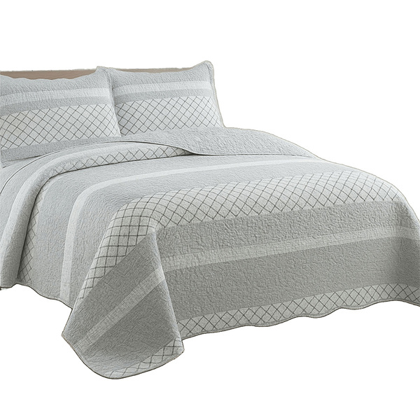 Kit Cobre Leito Colcha Queen Boutik Dupla Face - Estampa 40 -