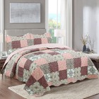 Kit Cobre Leito Colcha Queen Boutik Dupla Face - Gabriela