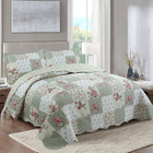 Kit Cobre Leito Colcha Queen Boutik Dupla Face - Lara - 100%