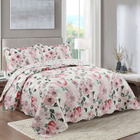 Kit Cobre Leito Colcha Queen Boutik Dupla Face - Sirlene - 10