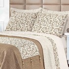 Kit Cobre Leito Colcha Renata King 06 Peças Dupla Face Jacqua