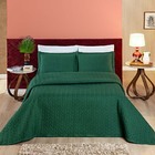 Kit Cobre Leito Colcha Roma Queen Dupla Face Micropercal 200