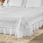 Kit Cobre Leito Colcha Romance King 5 Peças Micropercal 200 F