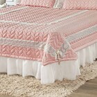 Kit Cobre Leito Colcha Romance King 5 Peças Micropercal 200 F