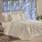 Kit Cobre Leito Colcha Serene Queen 7 Peças Micropercal 200 F