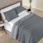 Kit Cobre Leito Colcha Sofist Queen 3 Peças Micropercal 300 F