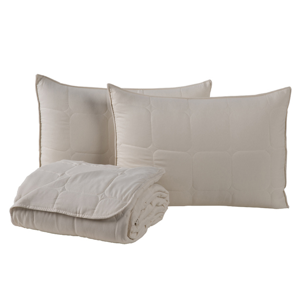 Kit Cobre Leito Colcha Speciale Casal Matelado Toque Acetinad