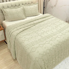 Kit Cobre Leito Colcha Stylo Casal Dupla Face 3 Peças - Palha