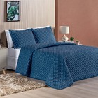 Kit Cobre Leito Colcha Vênus Casal Dupla Face Micropercal 200