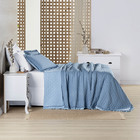 Kit Cobre Leito Colcha Vitta King Matelado C/ Babadinhos 200