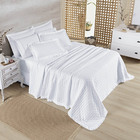 Kit Cobre Leito Colcha Vitta King Matelado C/ Babadinhos 200