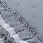 Kit Cobre Leito Colcha Vitta Queen Matelado C/ Babadinhos 200