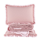 Kit Cobre Leito Colcha Vitta Queen Matelado C/ Babadinhos 200