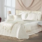 Kit Cobre Leito Colcha Vivian King 10 Peças Cetim Amassado Pr