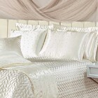 Kit Cobre Leito Colcha Vivian King 10 Peças Cetim Amassado Pr