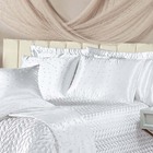 Kit Cobre Leito Colcha Vivian Queen 10 Peças Cetim Amassado P