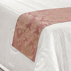 Kit Cobre Leito Com Xale E Almofadas Queen10 Peças Rose